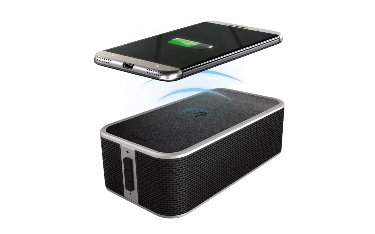 HAMA BLUETOOTH-LAUTSPRECHER + QI-LADEGERÄT