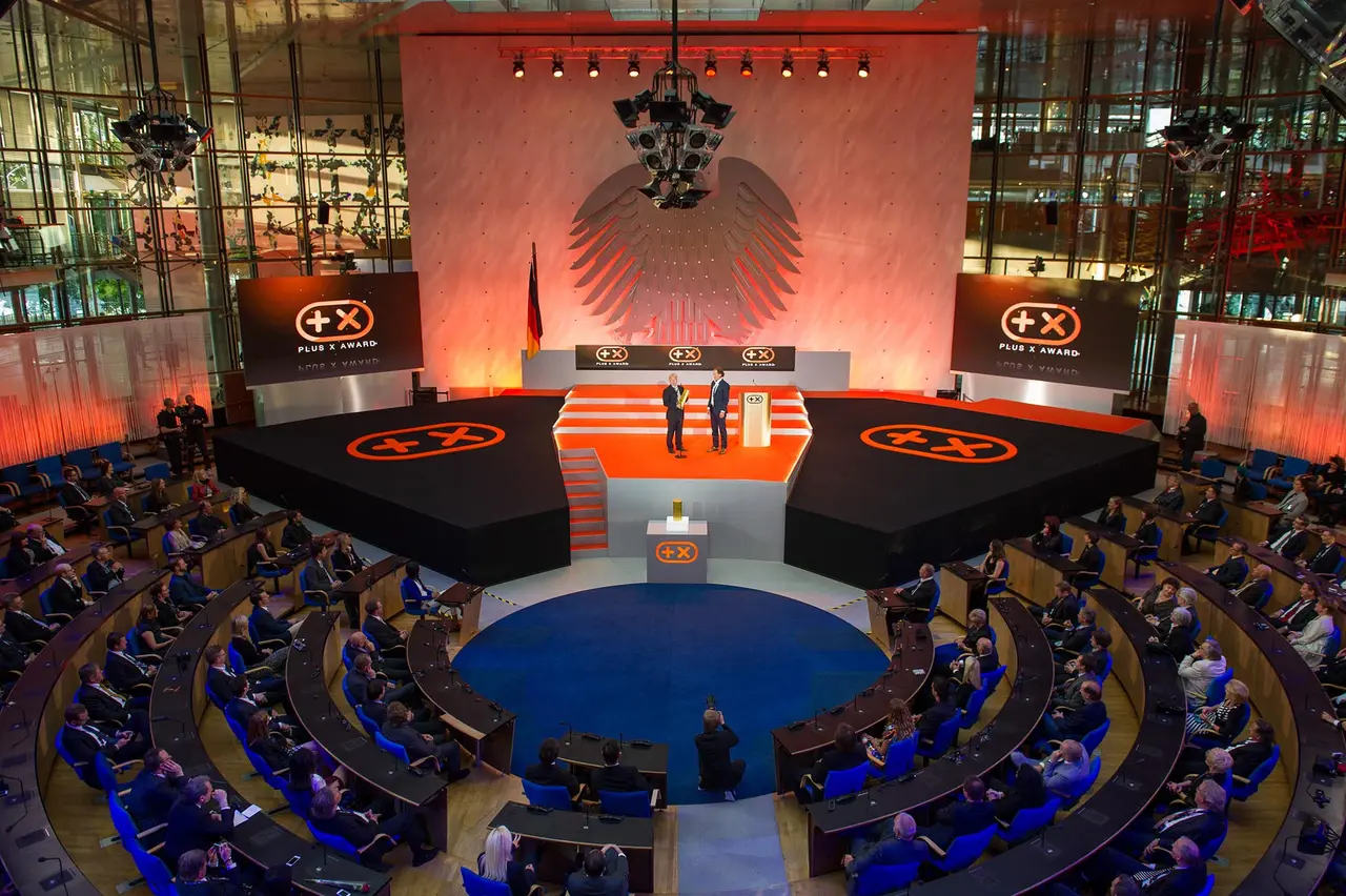 Der Saal während der Verleihung
