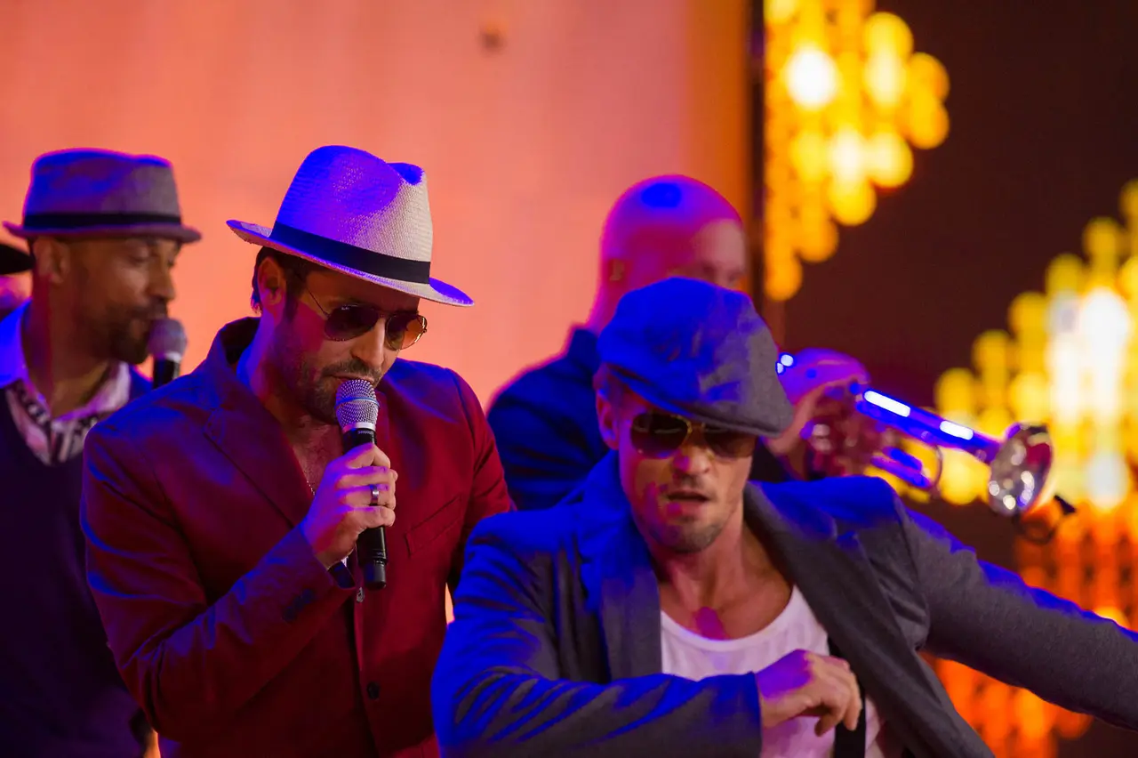 Die Sänger des Show-Acts