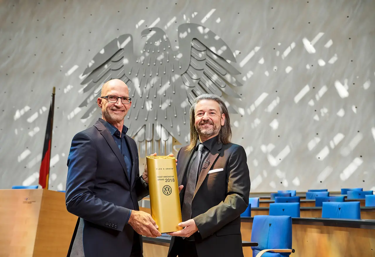 The award handed to Volkswagen