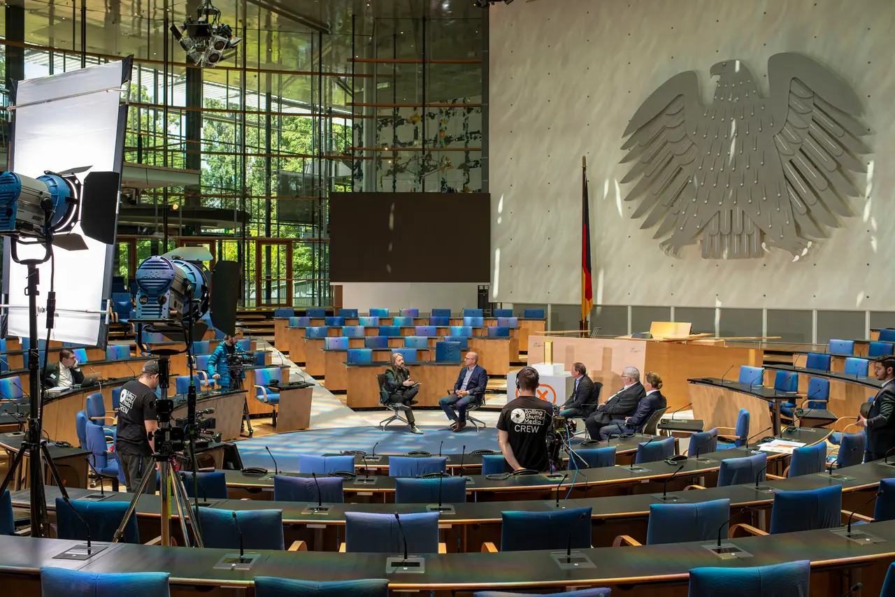 Der Saal während der Aufzeichnung