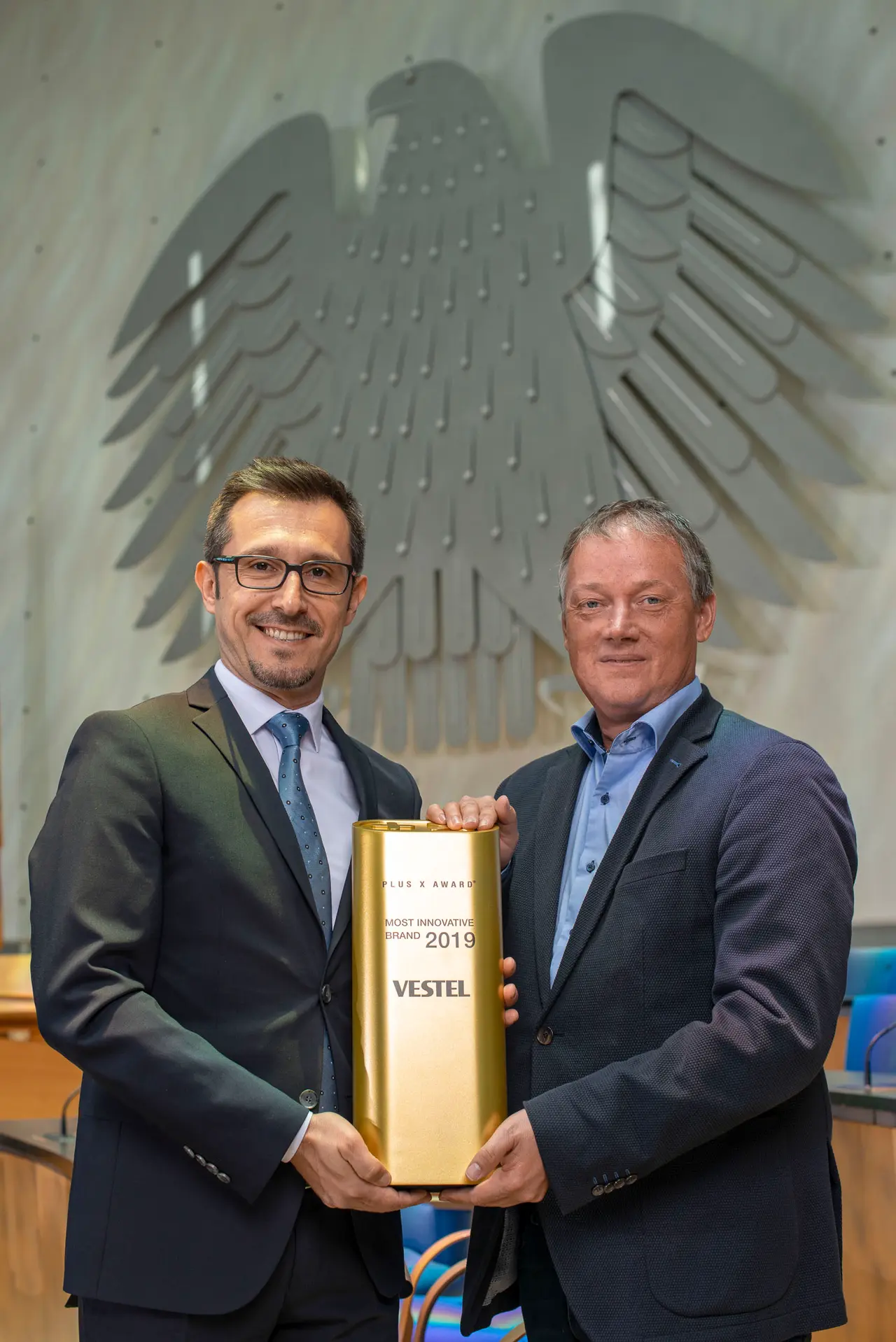Übergabe der Auszeichnung