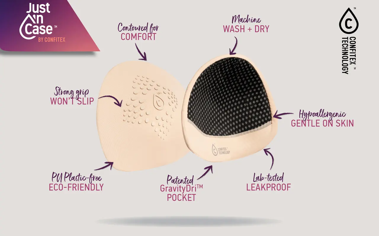 Just’nCase by Confitex Just’nCase reusable nursing pads