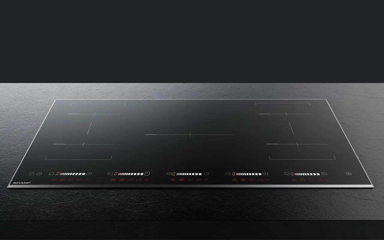 Sharp Double Bridge Zone Induction Hob