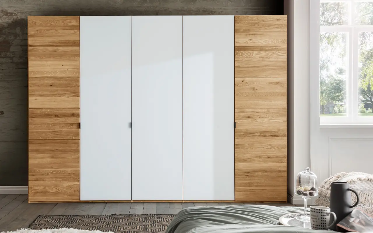 allnatura Drehtüren-Kleiderschrank Cascano