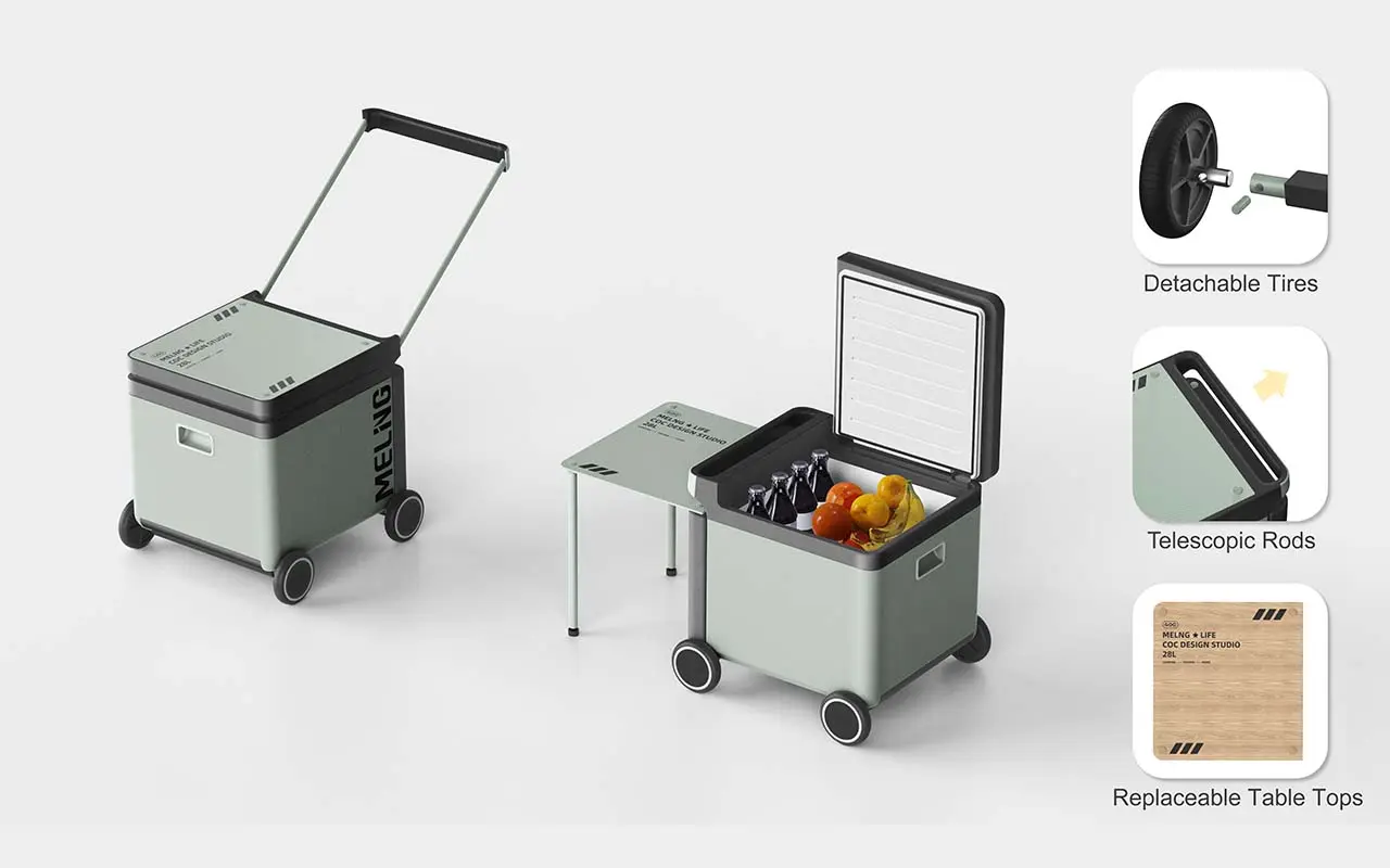 Meiling Split-type Movable Refrigerator Halbleiterkühlschrank