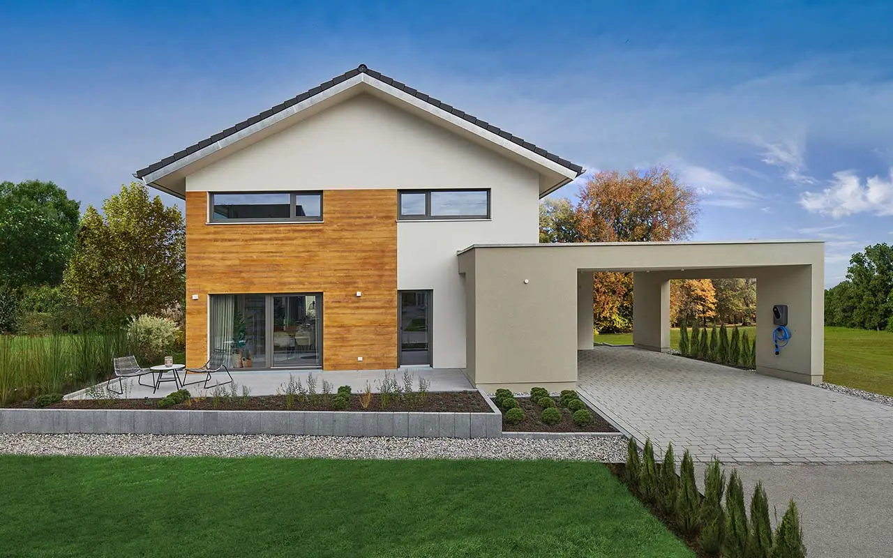 Fertighaus WEISS Musterhaus Balance