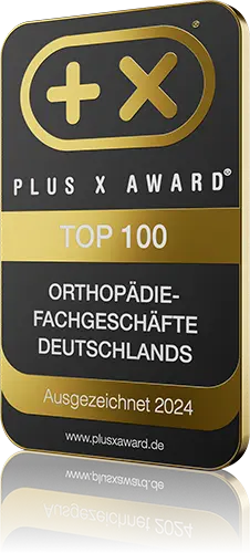 Siegel „Top 100 Orthopädiefachgeschäfte Deutschlands“
