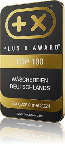 Siegel „Top 100 Wäschereien Deutschlands“