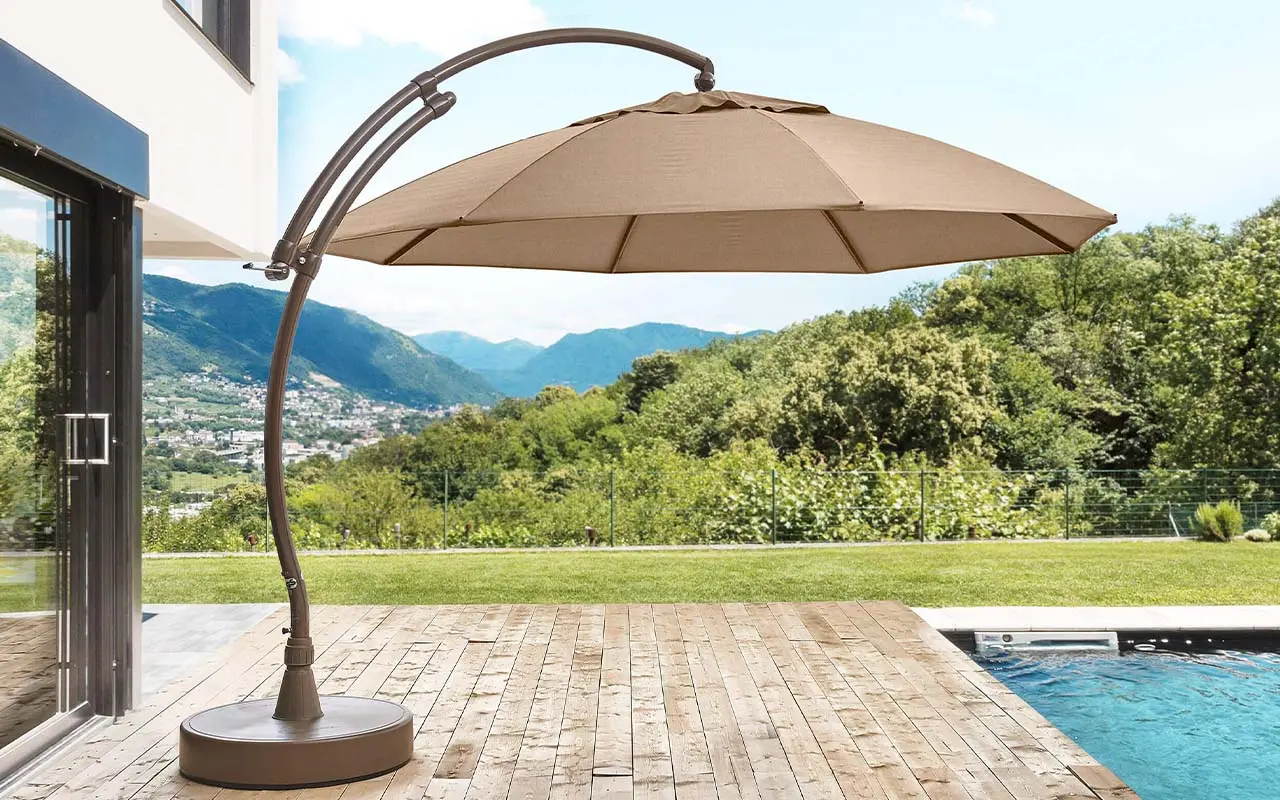 Sun Garden Ampelschirm 375 Easy Sun (inkl. Sockel und Cape)