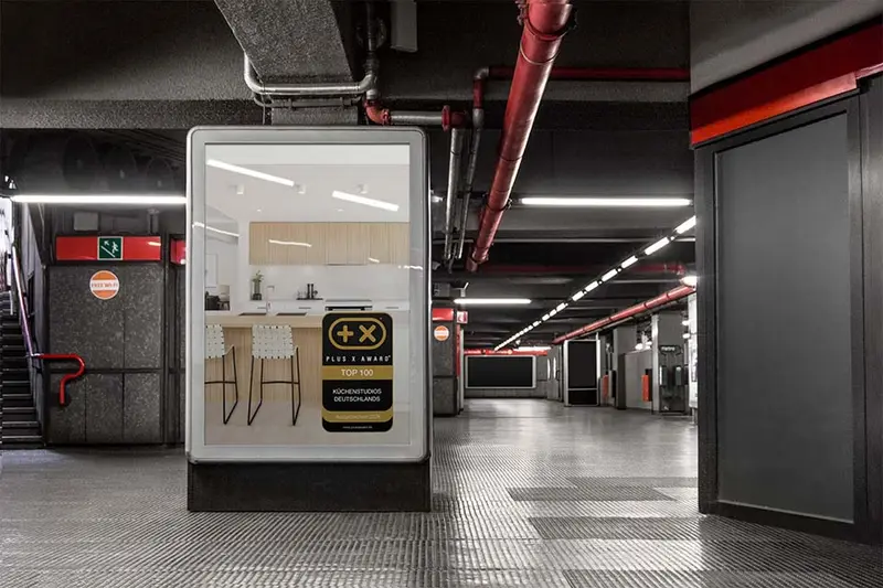 Plakat mit dem Siegel „Top 100 Küchenstudios Deutschlands“