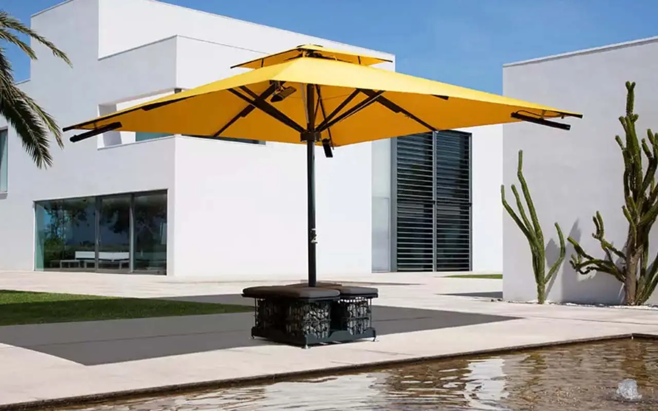 Caravita Elektrischer Sonnenschirm Big Ben