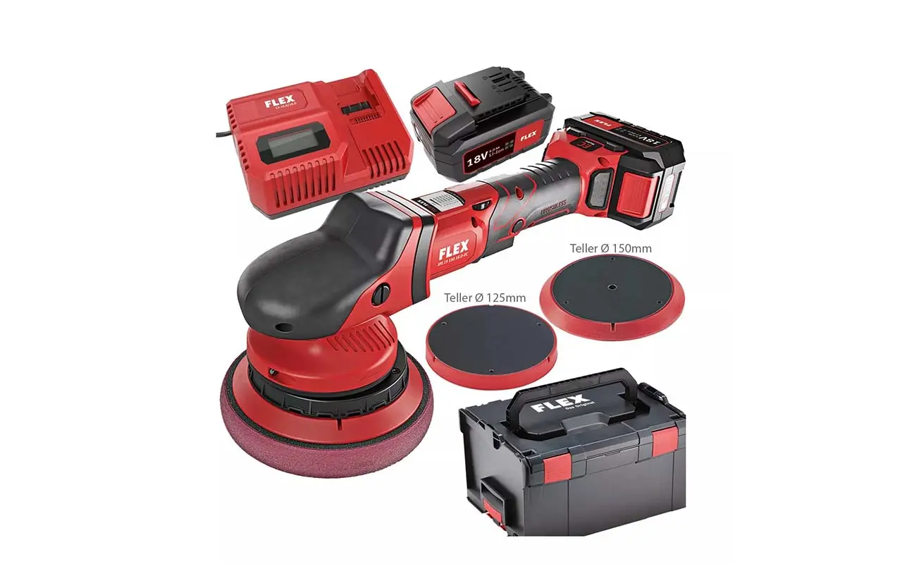 Flex Akku-Poliererserie XCE 8 150/PE150/XFE 15 150