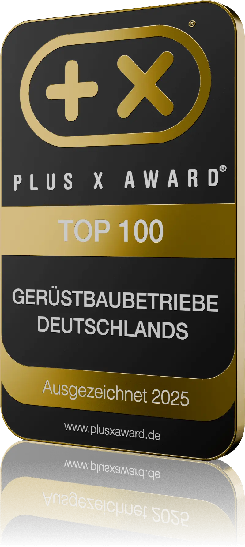 Siegel „Top 100 Gerüstbaubetriebe Deutschlands“