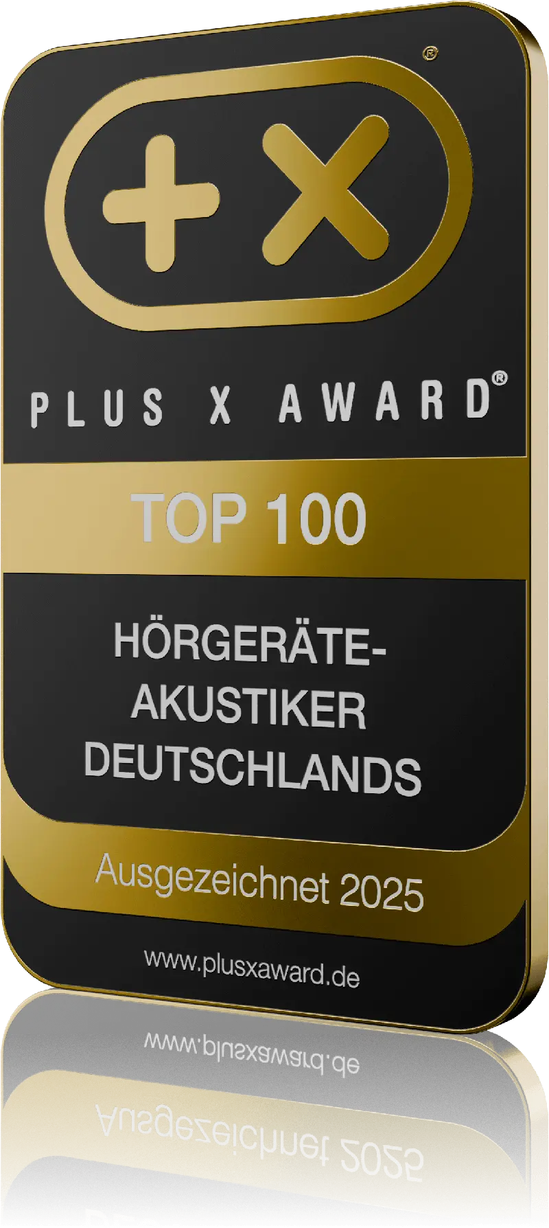 Siegel „Top 100 Hörgeräteakustiker Deutschlands“
