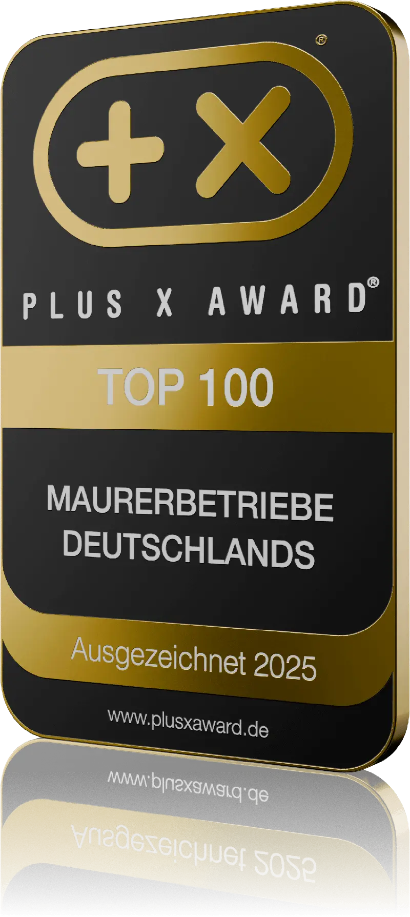Siegel „Top 100 Maurerbetriebe Deutschlands“