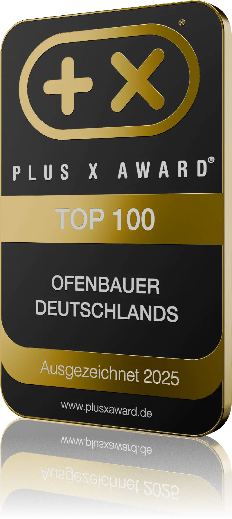 Siegel „Top 100 Ofenbauer Deutschlands“