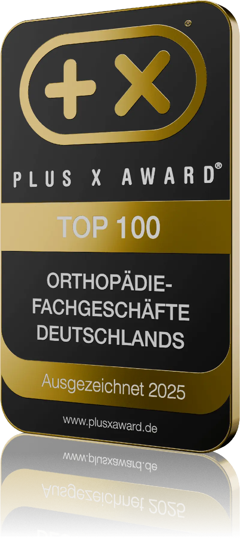 Siegel „Top 100 Orthopädiefachgeschäfte Deutschlands“