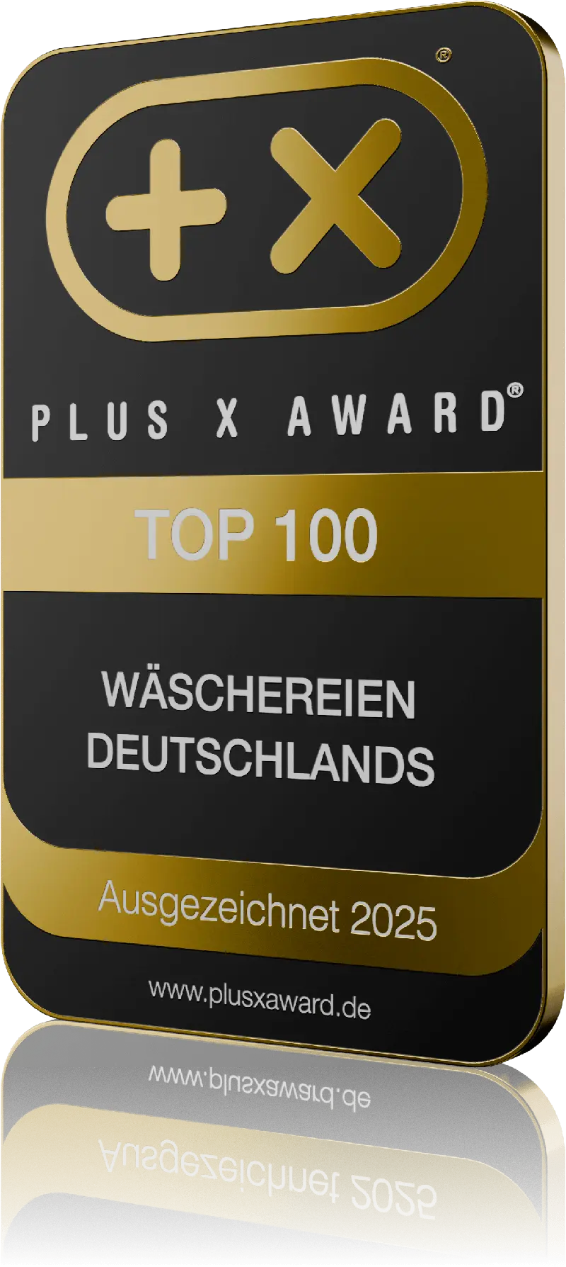 Siegel „Top 100 Wäschereien Deutschlands“