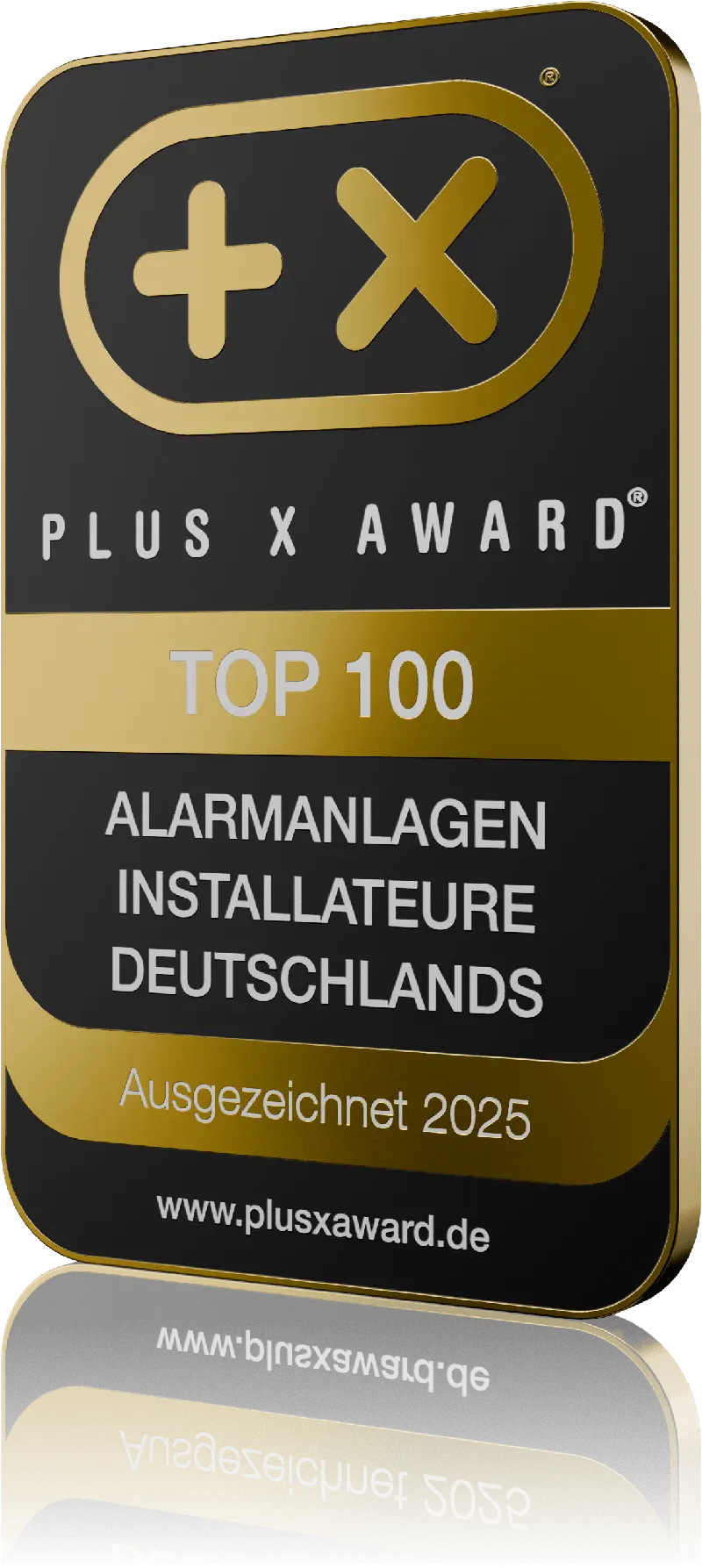 Siegel „Top 100 Alarmanlagen Installateure Deutschlands 2025“