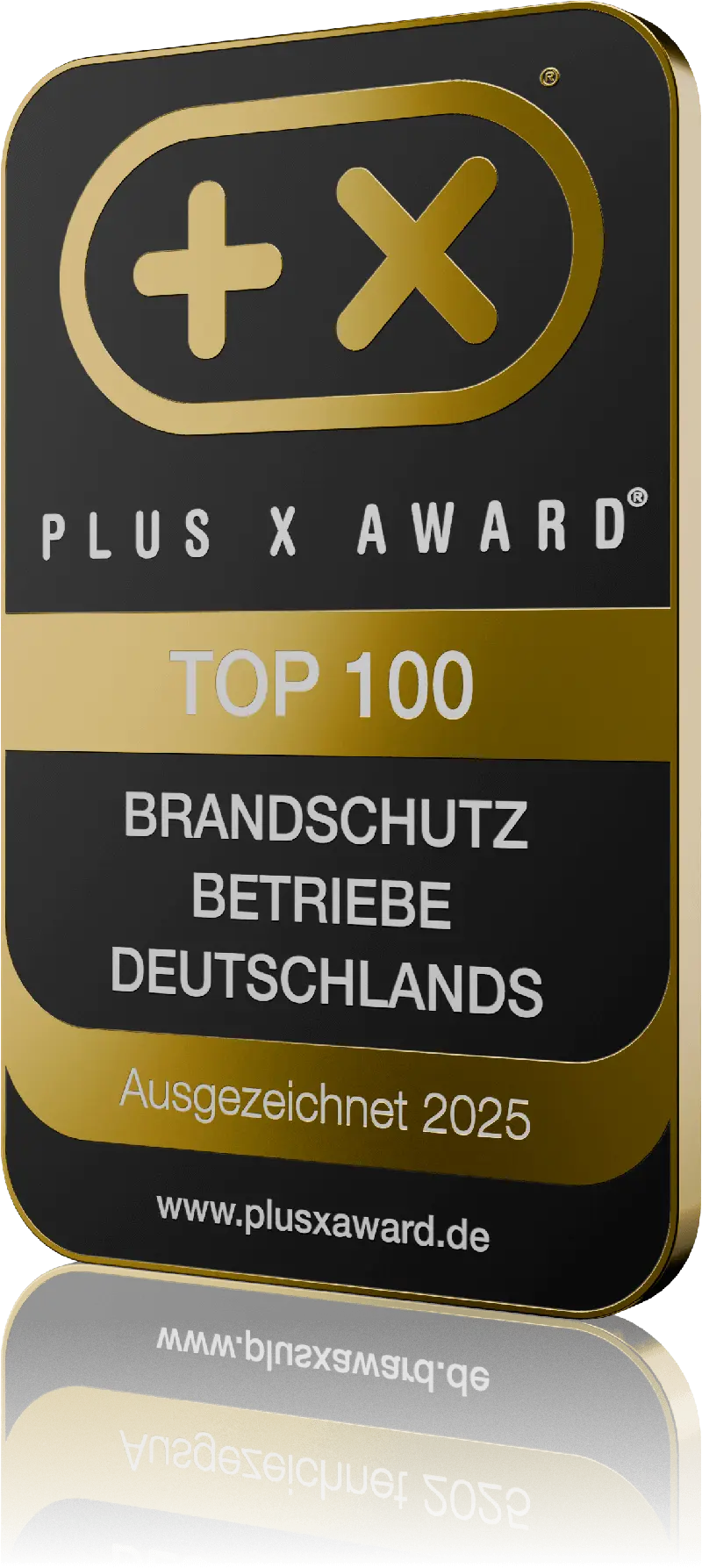 Siegel „Top 100 Brandschutz Betriebe Deutschlands 2025“