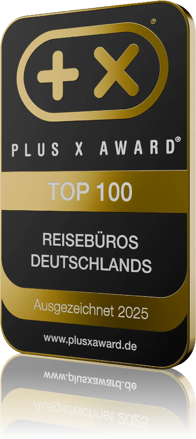 Siegel „Top 100 Reisebüros Deutschlands“