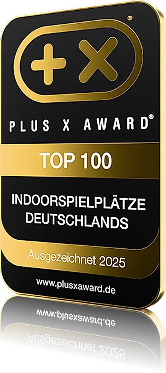 Siegel „Top 100 Indoorspielplätze Deutschlands 2025“