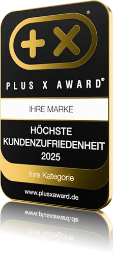 “Highest customer satisfaction of the year 2025” seal