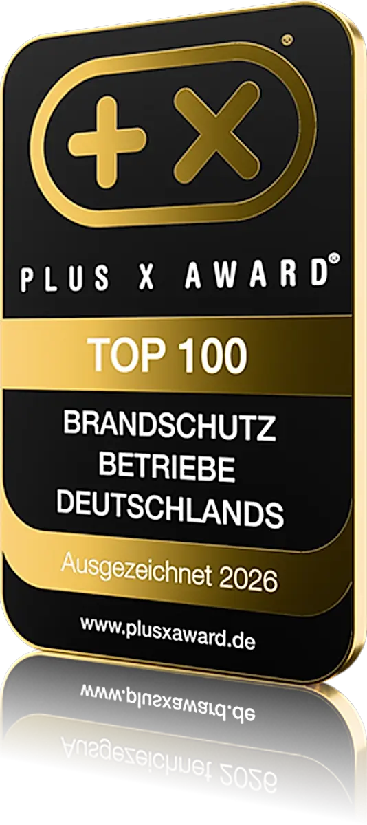 Siegel „Top 100 Brandschutz Betriebe Deutschlands“