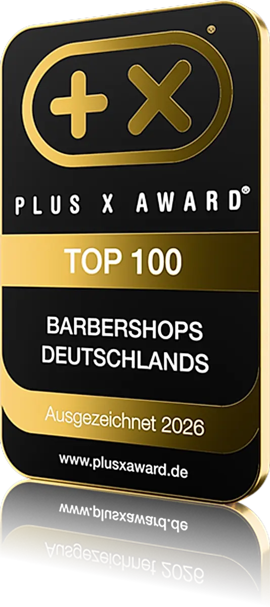 Siegel „Top 100 Barbershops Deutschlands“