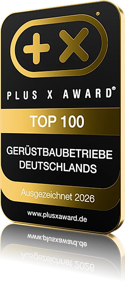 Siegel „Top 100 Gerüstbaubetriebe Deutschlands“