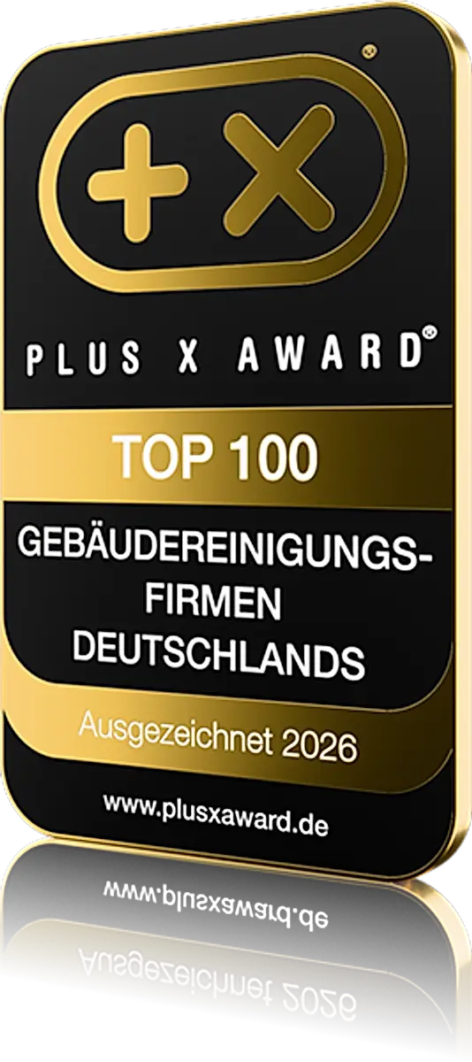 Siegel „Top 100 Gebäudereinigungsfirmen Deutschlands“