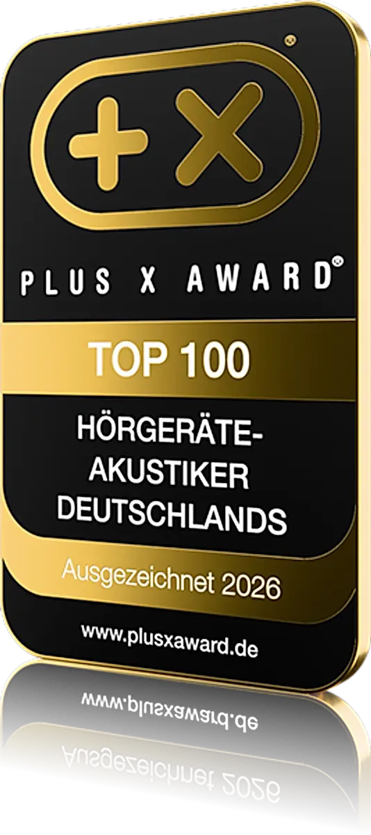 Siegel „Top 100 Hörgeräteakustiker Deutschlands“