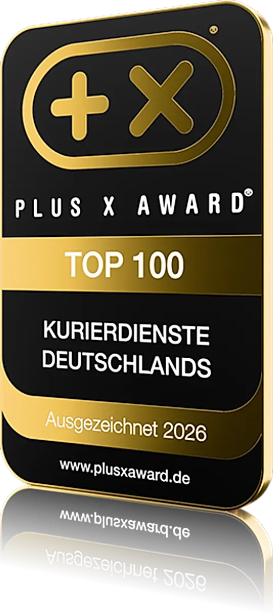 Siegel „Top 100 Kurierdienste Deutschlands“