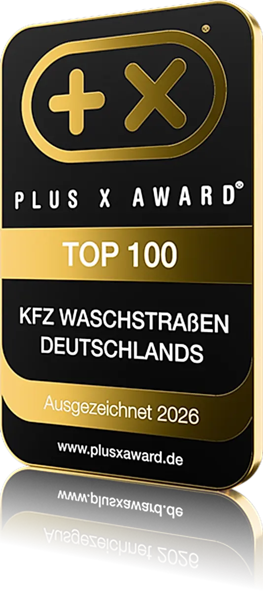 Siegel „Top 100 KFZ Waschstraßen Deutschlands“