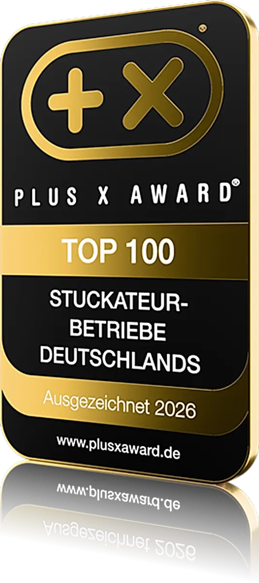 Siegel „Top 100 Stuckateurbetriebe Deutschlands“