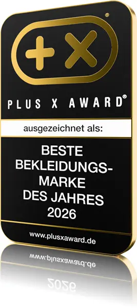 Siegel „Beste Bekleidungsmarke des Jahres“