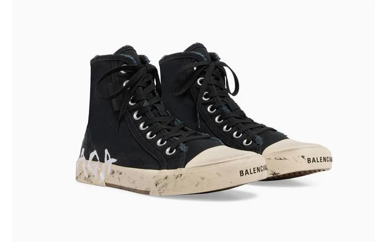 Balenciaga SNEAKERS PARIS HIGH TOP BLACK